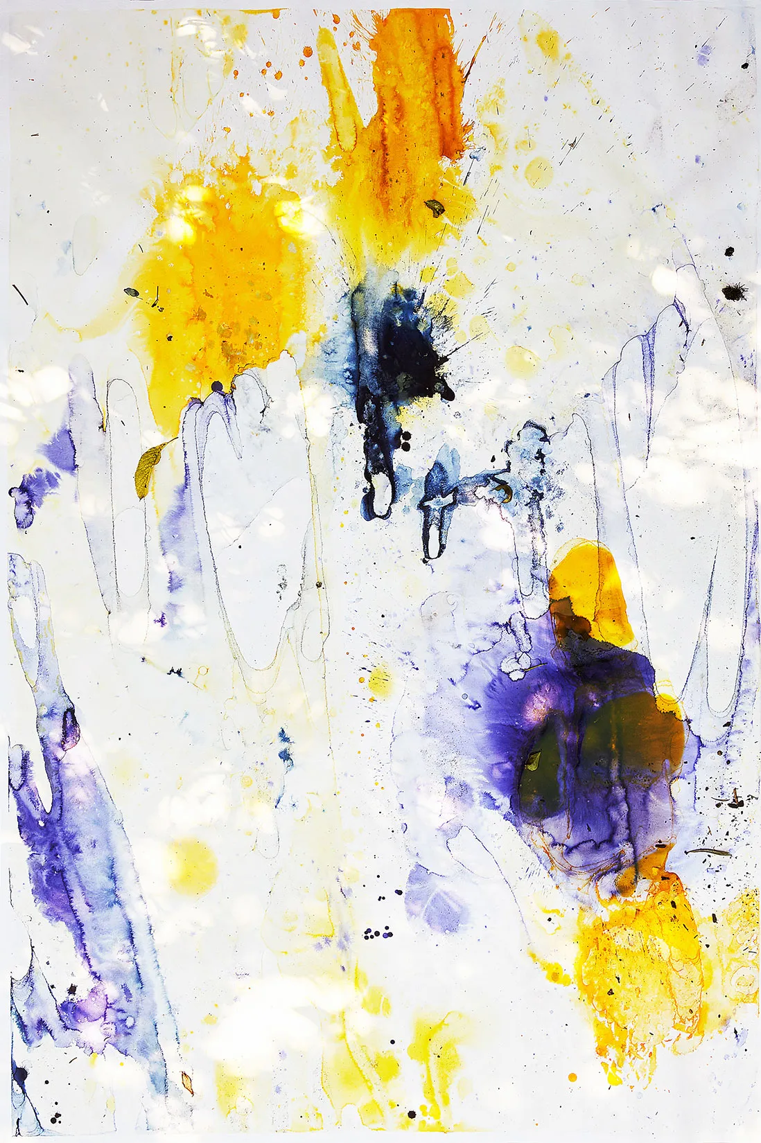 FINEM AESTATIS II, 165 X 110 CM, INK ON PAPER, 2022