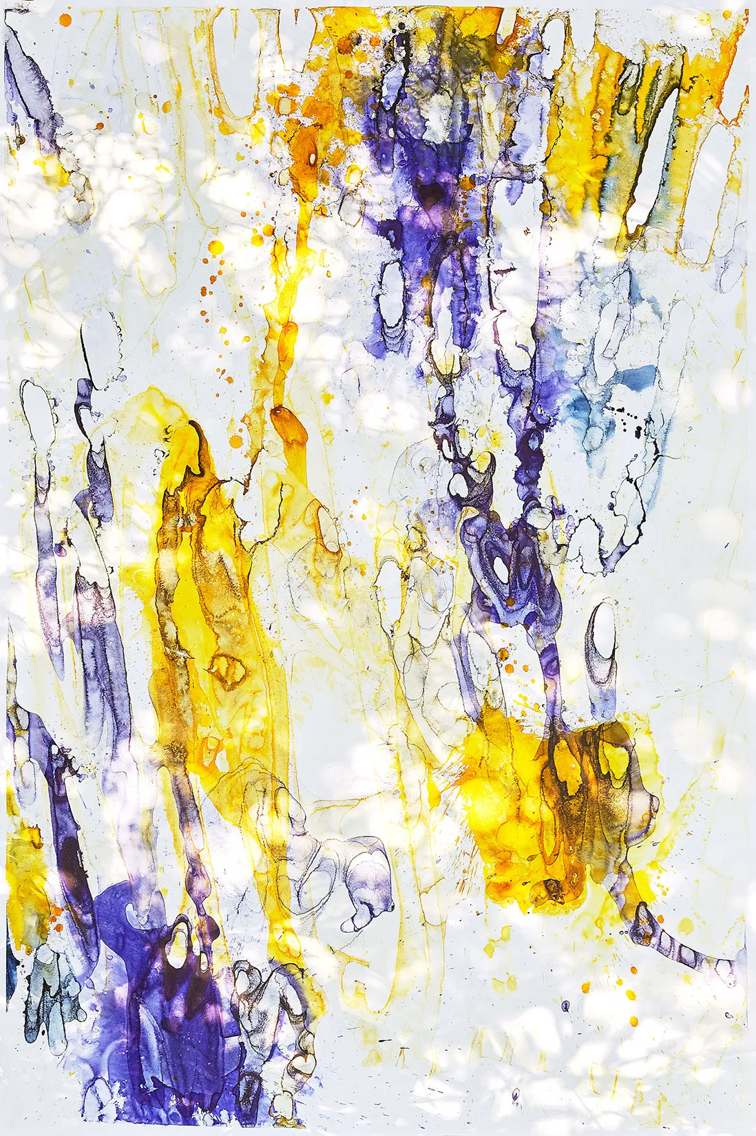 FINEM AESTATIS III, 165 X 110 CM, INK ON PAPER, 2022