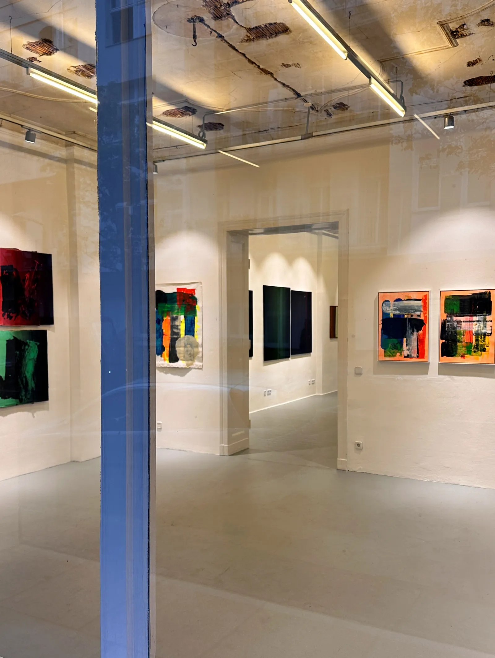 Installation view of FH Fischer, Back to the Future