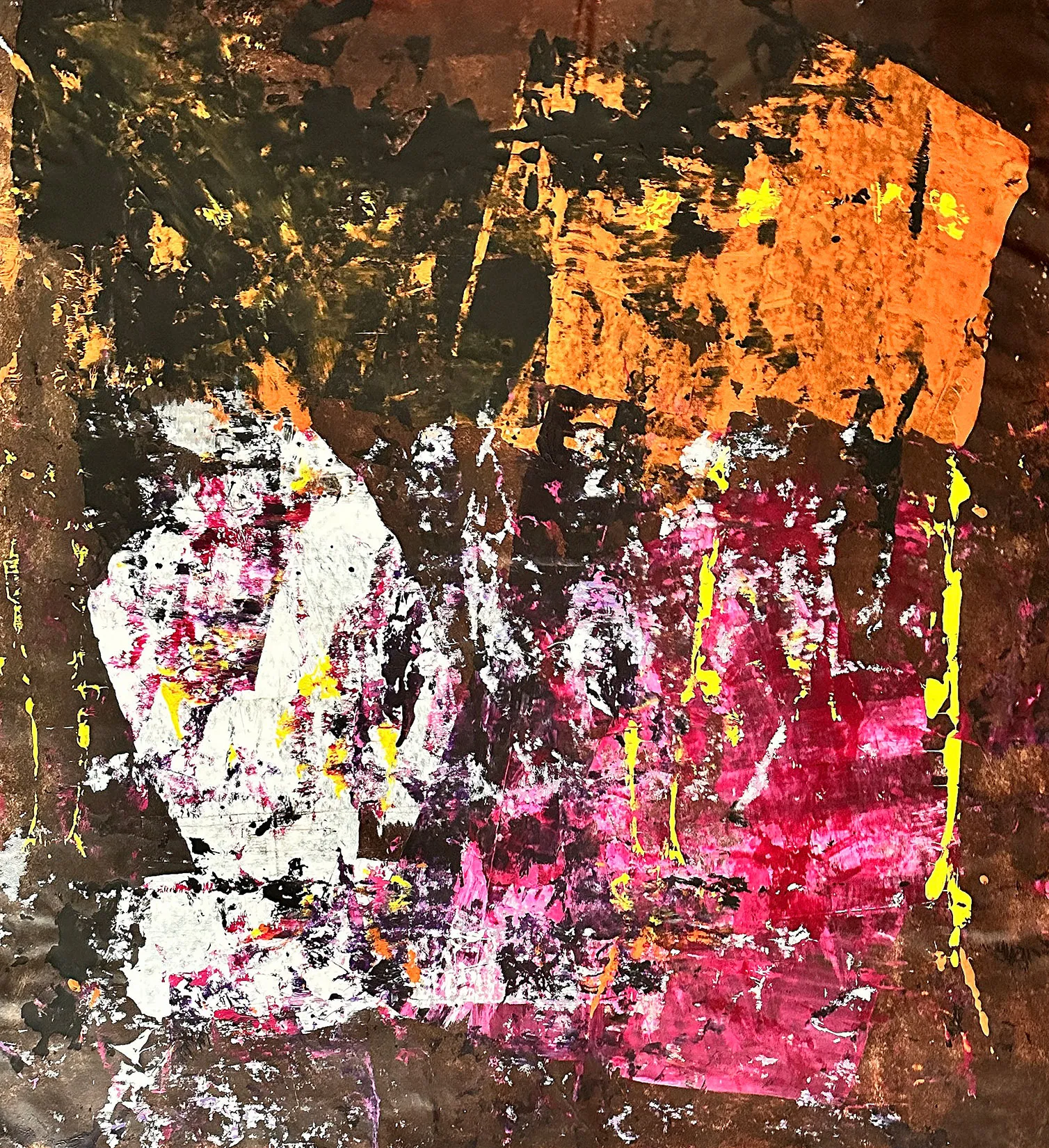 LAID TRANSITIONS, NO. 20, 150 X 168 CM, ACRYLIC ON CANVAS, 2024