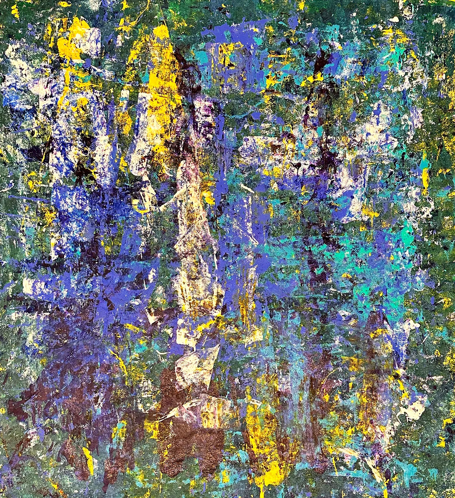 LAID TRANSITIONS, NO. 23_B, 150 X 168 CM, ACRYLIC ON CANVAS, 2024