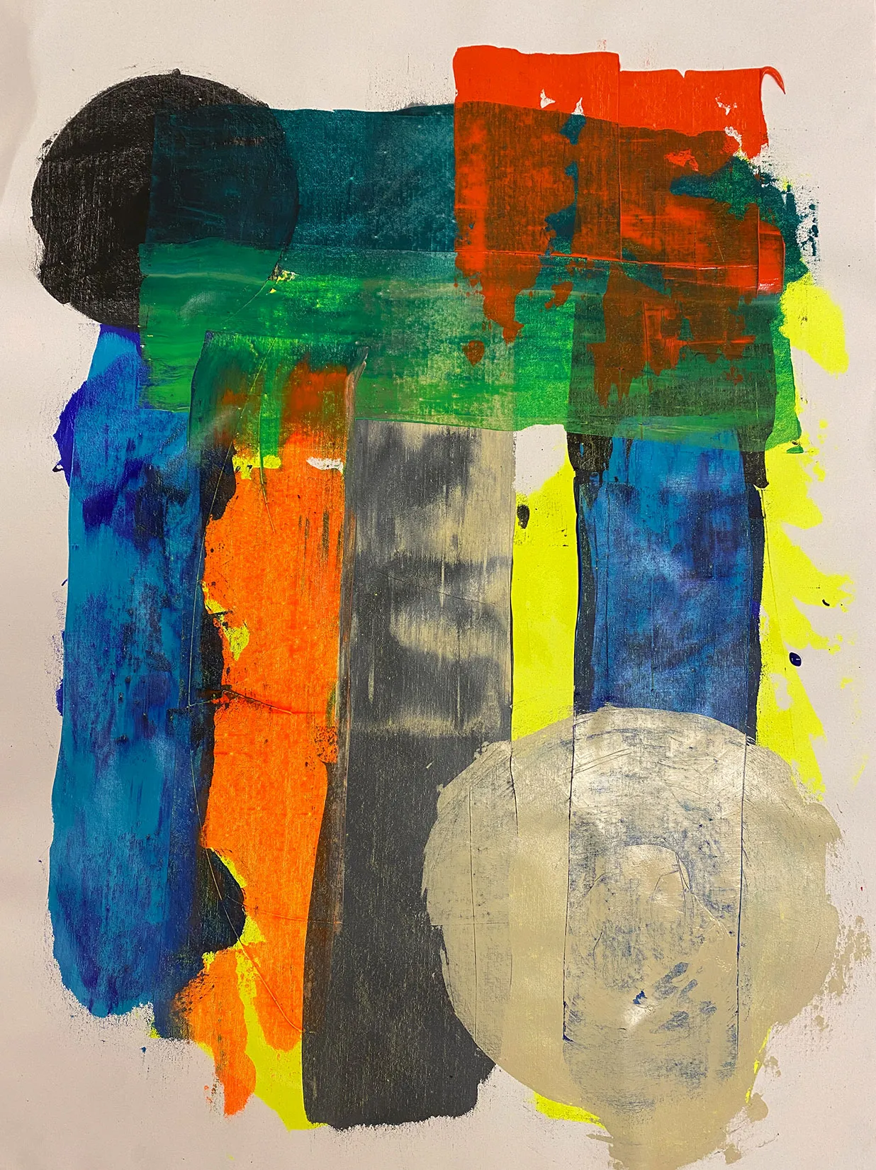 LAYERS OF MOVEMENT, NO. 12, 85 X 120 CM, ACRYLIC ON CANVAS, 2020
