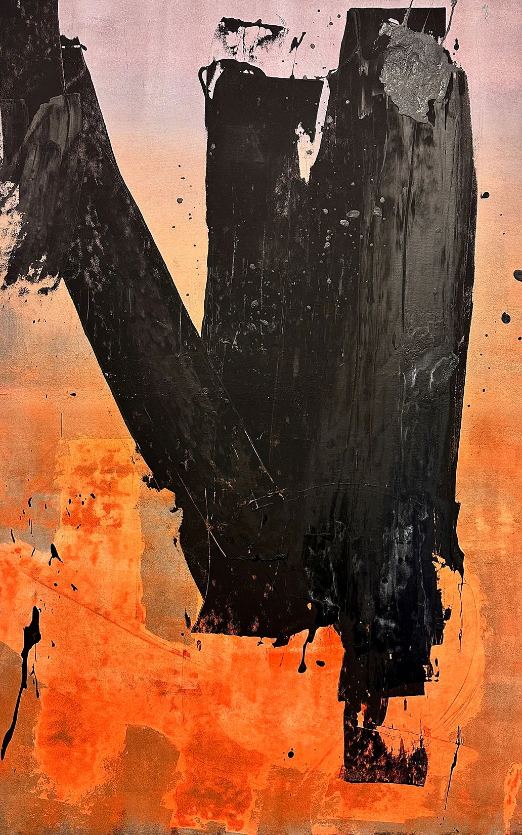 LAYERS OF MOVEMENT, NO. 16, 92 X 145 CM, ACRYLIC ON CANVAS, 2023