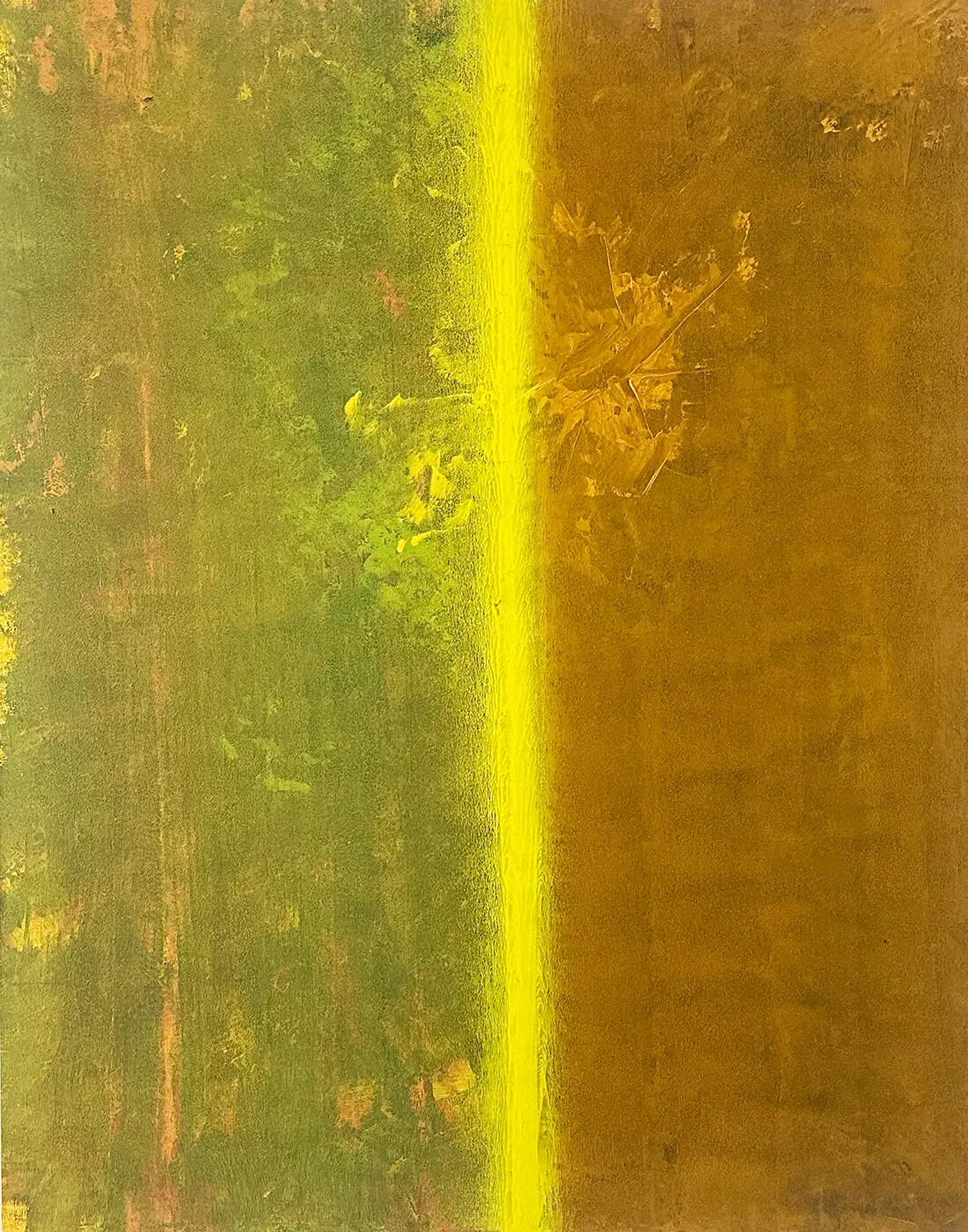 THE MAGIC OF SEPARATION, NO. 40, 110 X 140 CM, ACRYLIC ON CANVAS, 2025