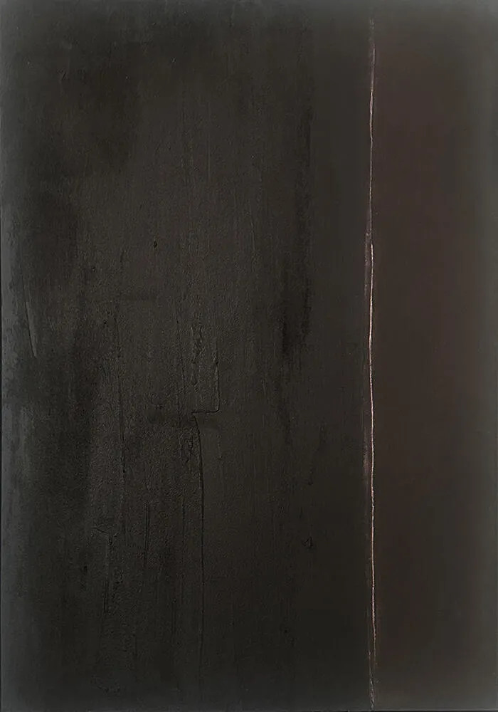 THE MAGIC OF SEPARATION, NO. 43_1, 70 X 100 CM, ACRYLIC ON CARDBOARD, 2025