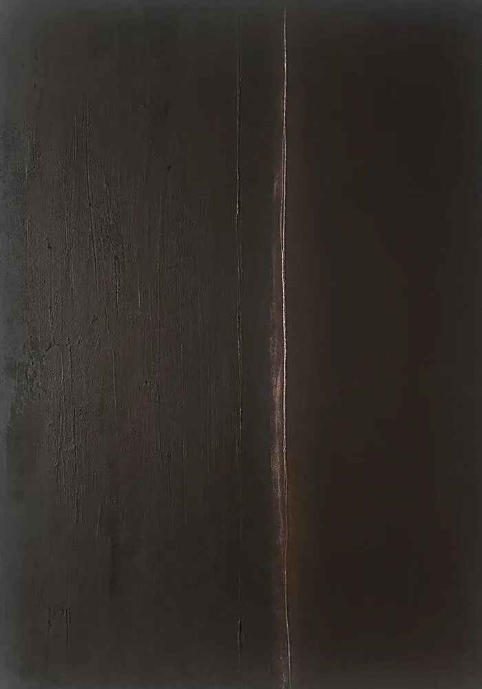 THE MAGIC OF SEPARATION, NO. 43_2, 70 X 100 CM, ACRYLIC ON CARDBOARD, 2025