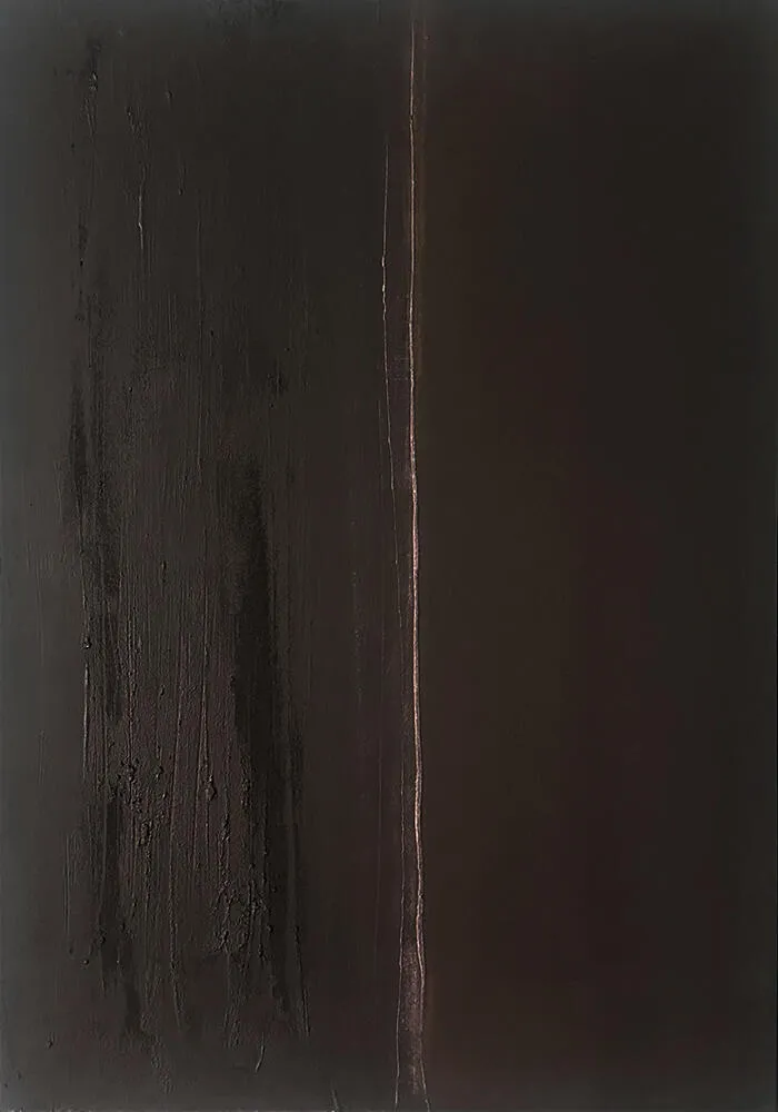 THE MAGIC OF SEPARATION, NO. 43_3, 70 X 100 CM, ACRYLIC ON CARDBOARD, 2025